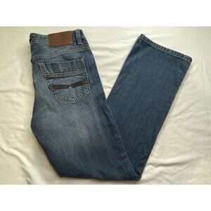 David Bitton Buffalo Jeans Boy's Youth King Size 16 Bootcut Straight Leg Distres